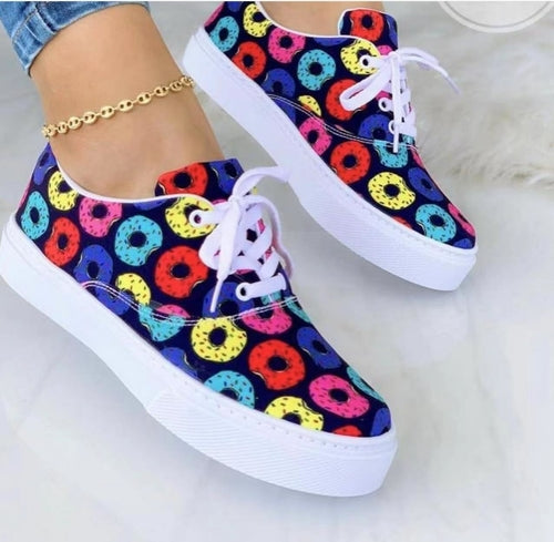 Load image into Gallery viewer, 2022 Fashion Graffiti Women Sneakers Trainers Shoes
