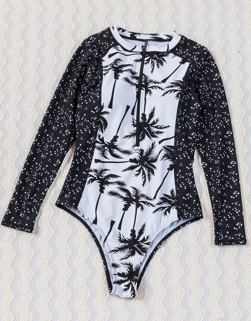 Load image into Gallery viewer, Beach Style Zip-Up One-Piece Swimsuit
