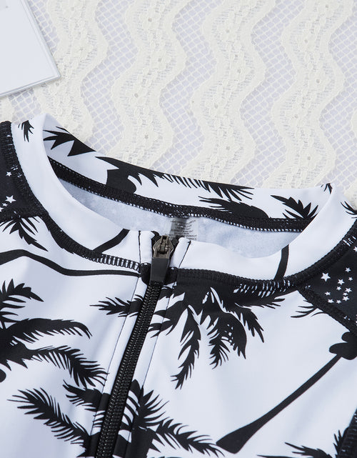 Load image into Gallery viewer, Beach Style Zip-Up One-Piece Swimsuit
