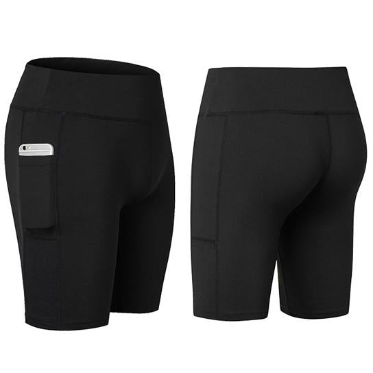 All Seasons Yoga Shorts Stretchable With Phone Pocket – Brands Omega